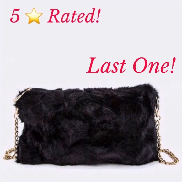 faux fur crossbody